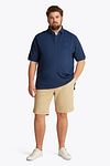 Tommy Hilfiger Big & Tall Polo Shirt Navy Model / Voorkant