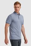 Vanguard Polo Shirt Interlock Jersey Blue Model / Zijkant