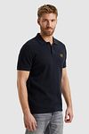 PME Legend Polo Shirt Knitted Navy Model / Zijkant