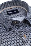 Suitable Shirt Print Dark Blue Product / Detail