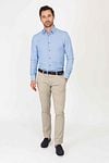 Suitable Shirt 261-4 Blue Print Model / Voorkant