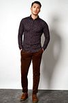 Desoto Shirt Kent Figures Multicolour Model / Voorkant