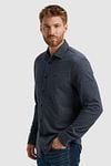 PME Legend Shirt Melange Blue Model / Zijkant
