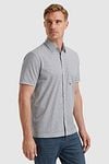 Vanguard Short Sleeve Shirt Print Blue Model / Zijkant