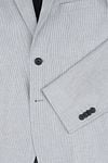 Suitable Blazer Linen Stripe Light Blue Product / Detail