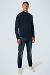 No Excess Mocker Pullover Navy  Model / Voorkant