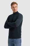 Vanguard Rollneck Pullover Structure Navy Model / Voorkant