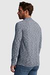 Cast Iron Sweater Turtleneck Blue Model / Achterkant