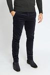 Suitable Chino Plato Corduroy Navy Model / Voorkant with Bram