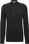 BOSS Ebrando-P Half Zip Sweater Black 50505997-001 order online | Suitable