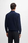 BOSS Ebrando-P Half Zip Sweater Navy Model / Achterkant