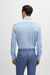 BOSS Hal Shirt Jersey Light Blue Model / Achterkant