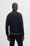 BOSS Kanobix Half Zip Pullover Dunkelblau Model / Achterkant