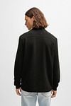 BOSS Petempestolong Long Sleeve Polo Zwart Model / Achterkant