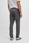 BOSS Satin Chino Anthracite Model / Achterkant