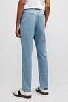 BOSS Satin Chino Light Blue Model / Achterkant