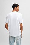 BOSS T-shirt Bossocean Blanche Model / Achterkant