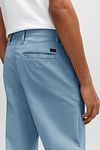 BOSS Satin Chino Light Blue Model / Detail