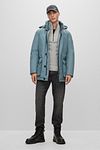 BOSS Veste Osiass Bleu Model / Voorkant