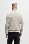 BOSS Zetrust Halfzip Pullover Hellbeige Model / Achterkant