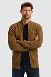 PME Legend Cardigan Ochre Yellow Model / Voorkant