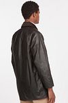Barbour Beaufort Wax Jacket Brown Model / Zijkant