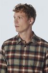 No Excess Shirt Checks Caramel  Model / Voorkant