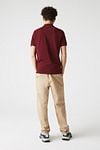 Lacoste Polo Shirt Pique Bordeaux Model / Achterkant