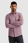 Cast Iron Overhemd Jersey Piqué Mauve Model / Voorkant