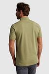 Cast Iron Polo Shirt Popcorn Green Model / Achterkant
