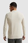 Cast Iron Sweater Fine Bouclé Ecru Model / Achterkant