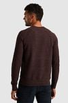 Cast Iron Sweater Heather Plated Brown Model / Achterkant
