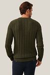 Cavallaro Orvieto Sweater Dark Green Model / Achterkant