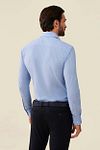 Cavallaro Piqué Hemd Hellblau Model / Achterkant