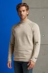 Cast Iron Melange Sweater Beige Model / Voorkant