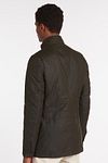 Barbour Wax Jacket Corbridge Olive Model / Achterkant