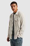 Cast Iron Overshirt Corduroy Ecru Model / Voorkant