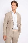 Suitable Shirt Twill Print Light Blue Model / Voorkant