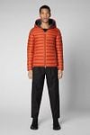 Save The Duck Jacket Akiva Orange Model / Voorkant