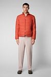 Save The Duck Jacket Alex Orange Model / Voorkant