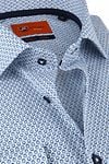Suitable Shirt Blue Stripes Eyes Slim Fit Product / Detail