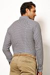 Desoto Shirt Cube Navy Model / Achterkant