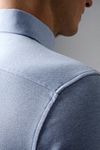 Desoto Essential Shirt Hai Piqué Light Blue Model / Detail