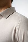 Desoto Short Sleeve Jersey Shirt Beige Model / Zijkant