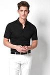 Desoto Shirt Short Sleeve Navy 057 Model / Voorkant