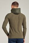 Dstrezzed Cardigan à Capuche Vert Foncé Model / Achterkant