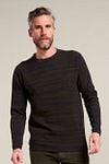 Dstrezzed Sweater Popcorn Melange Dark Green Model / Voorkant