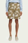 Scotch and Soda Short Druck Dunkelgrün Model / Voorkant