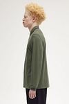 Fred Perry Longsleeve Polo Groen W49 Model / Zijkant