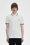 Fred Perry Polo M3600 Blanc Model / Voorkant